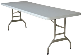 Mesa rectangular plegable 244x76