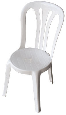 Silla de resina sin brazos